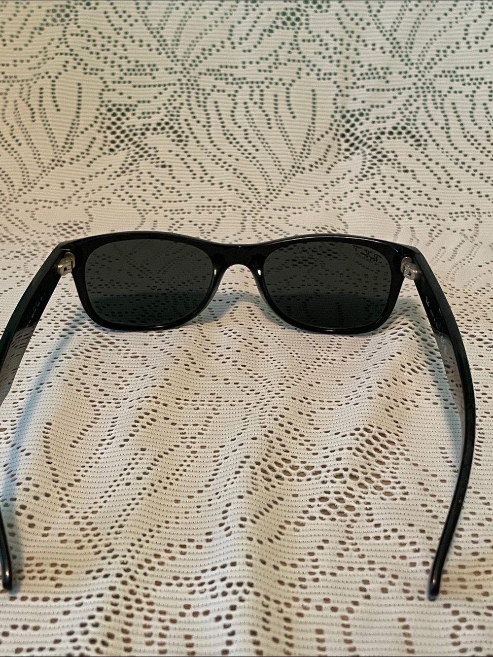 Ray-Ban Black Polarized Wayfarer-Style Men's Sunglasses - Picture 8 of 11